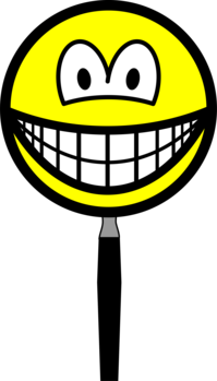 Vergrootglas smile