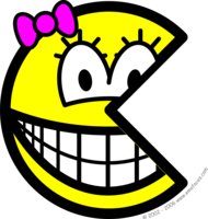Miss Pac Man smile