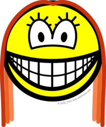 Rood harige smile