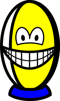 Rugbybal smile