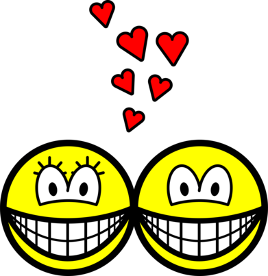Verliefde smilies