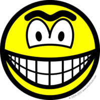 Doorlopende wenkbrouw smile