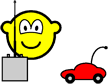 Afstandsbestuurbare auto buddy icon  