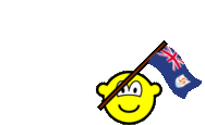 Anguilla vlag zwaaien buddy icon  geanimeerd