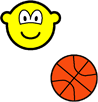 Basketbal spelende buddy icon  