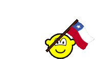 Chili vlag zwaaien buddy icon  geanimeerd
