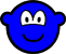 Gekleurde buddy icon blauw 