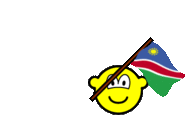 Namibië vlag zwaaien buddy icon  geanimeerd