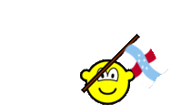 Nederlandse Antillen vlag zwaaien buddy icon  geanimeerd
