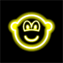 Neon licht buddy icon  