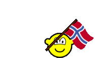 Noorwegen vlag zwaaien buddy icon  geanimeerd