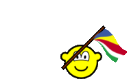 Seychellen vlag zwaaien buddy icon  geanimeerd