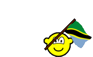 Tanzania vlag zwaaien buddy icon  geanimeerd