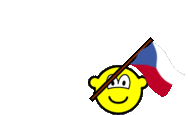 Tsjechië vlag zwaaien buddy icon  geanimeerd