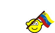Venezuela vlag zwaaien buddy icon  geanimeerd