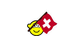 Zwitserland vlag zwaaien buddy icon  geanimeerd