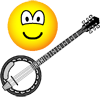 Banjo bespelende emoticon  