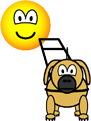Blindegeleidehond emoticon  