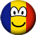 Chad emoticon vlag 