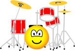 Drumstel emoticon  
