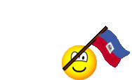 Haïti vlag zwaaien emoticon  geanimeerd