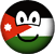Jordan emoticon vlag 