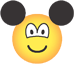 Mickey Mouse emoticon  