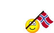 Noorwegen vlag zwaaien emoticon  geanimeerd