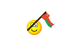 Oman vlag zwaaien emoticon  geanimeerd