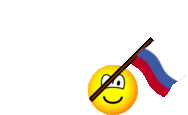 Rusland vlag zwaaien emoticon  geanimeerd