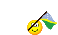 Salomonseilanden vlag zwaaien emoticon  geanimeerd