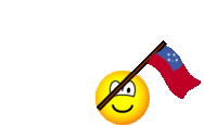 Samoa vlag zwaaien emoticon  geanimeerd