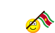 Suriname vlag zwaaien emoticon  geanimeerd