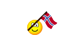 Svalbard vlag zwaaien emoticon  geanimeerd