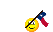 Texas vlag zwaaien emoticon  Amerikaanse staat geanimeerd