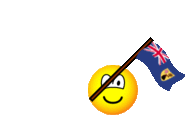 Turks-en Caicoseilanden vlag zwaaien emoticon  geanimeerd