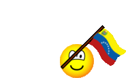 Venezuela vlag zwaaien emoticon  geanimeerd