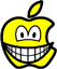 Apple logo smile  