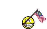 Maleisië vlag zwaaien smile  geanimeerd