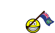 Pitcairn Islands vlag zwaaien smile  geanimeerd