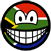 Zuid Afrika smile vlag 