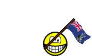 Zuid-Georgië en de Zuidelijke Sandwicheilanden vlag zwaaien smile  geanimeerd