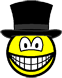 Zwarte hoed smile  