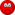 Verdrietig rood emoticon