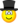 Hoge hoed emoticon