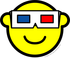 3D bril buddy icon