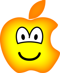 Apple logo emoticon