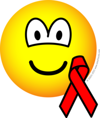 Aids bewustzijns emoticon