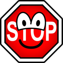 Stop emoticon